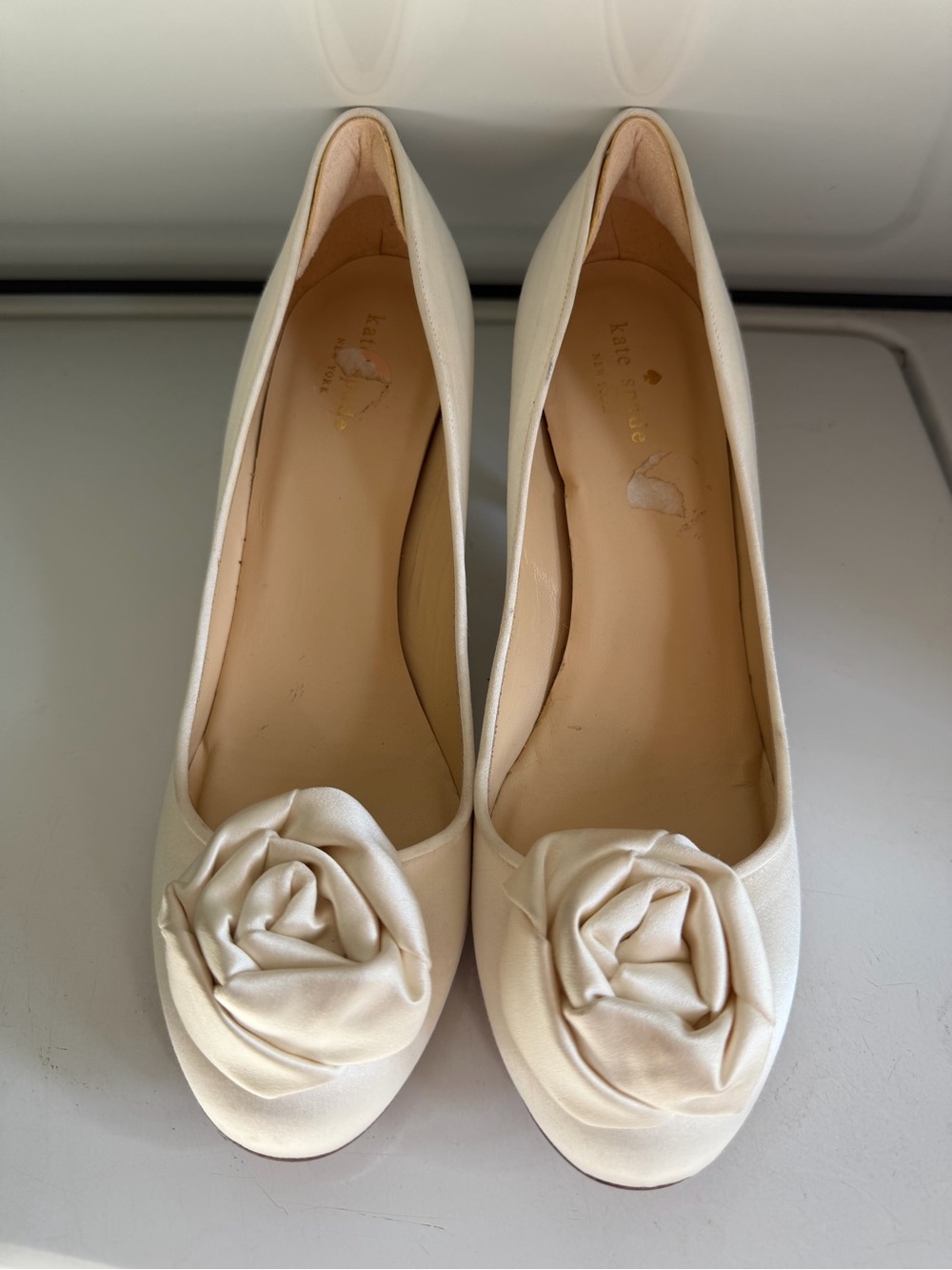 kate spade Ivory bridal heels
